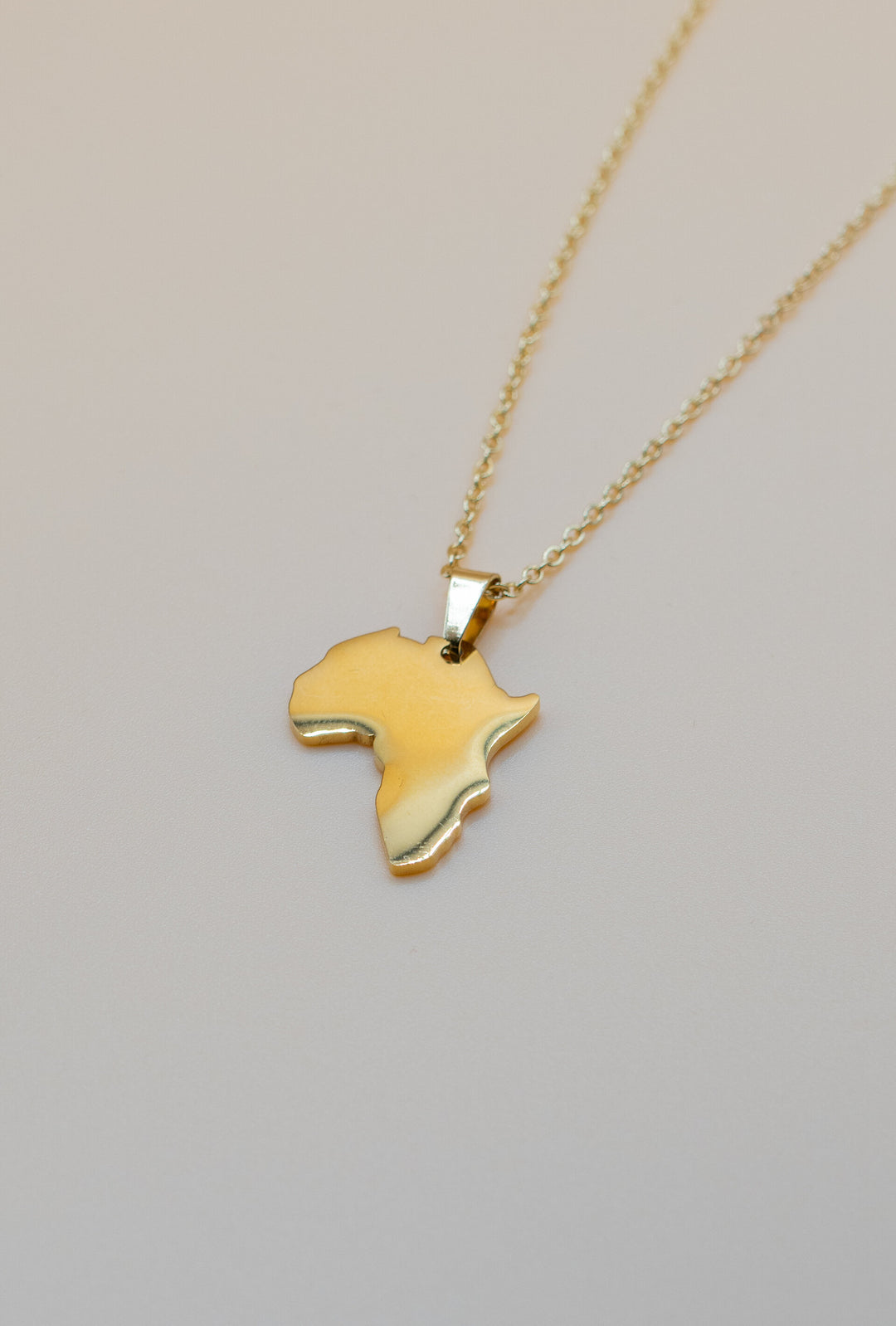 Africa Continent Necklace
