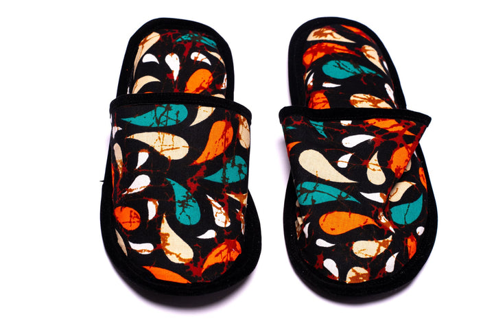 Ankara Flora Luxe Slippers