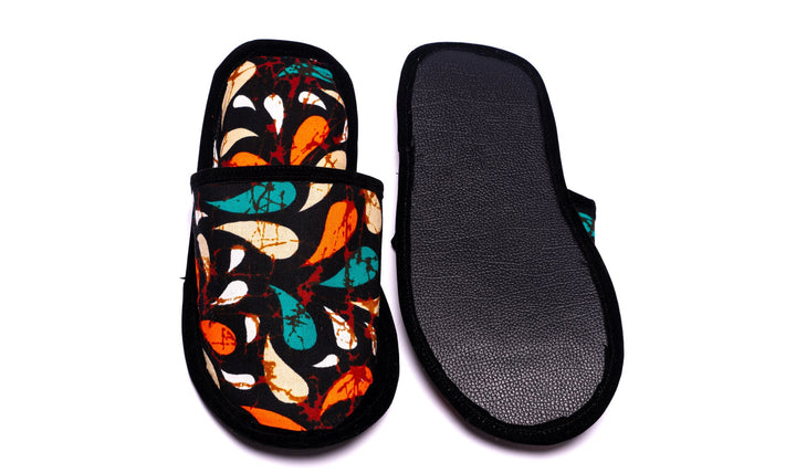 Ankara Flora Luxe Slippers