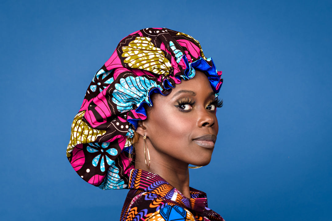 Ankara Hair Bonnet