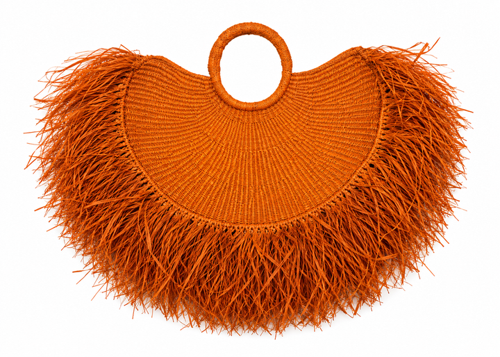 Statement Raffia Bag
