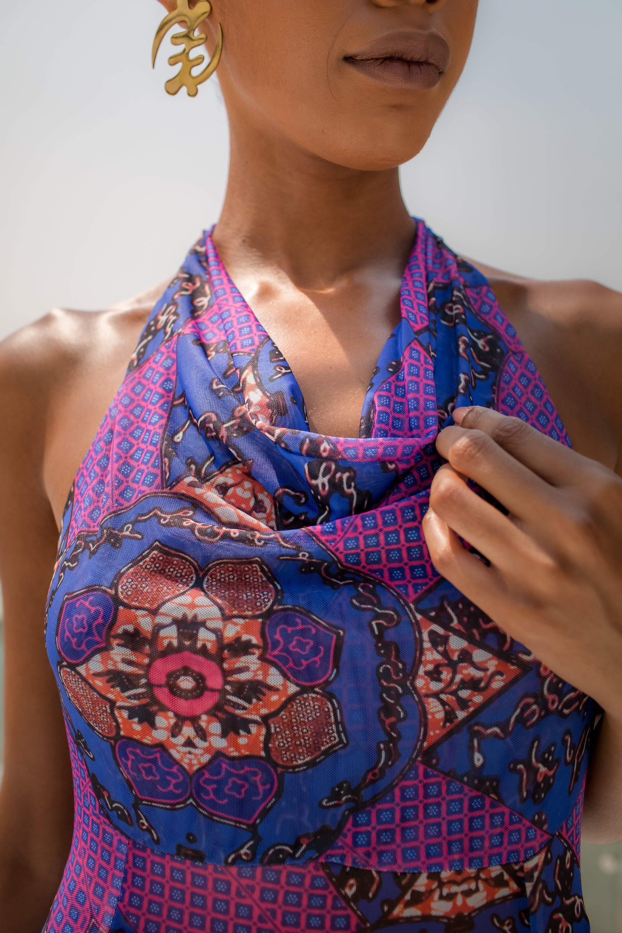 Sheer Radiance Maxi Dress – Yaa Chic