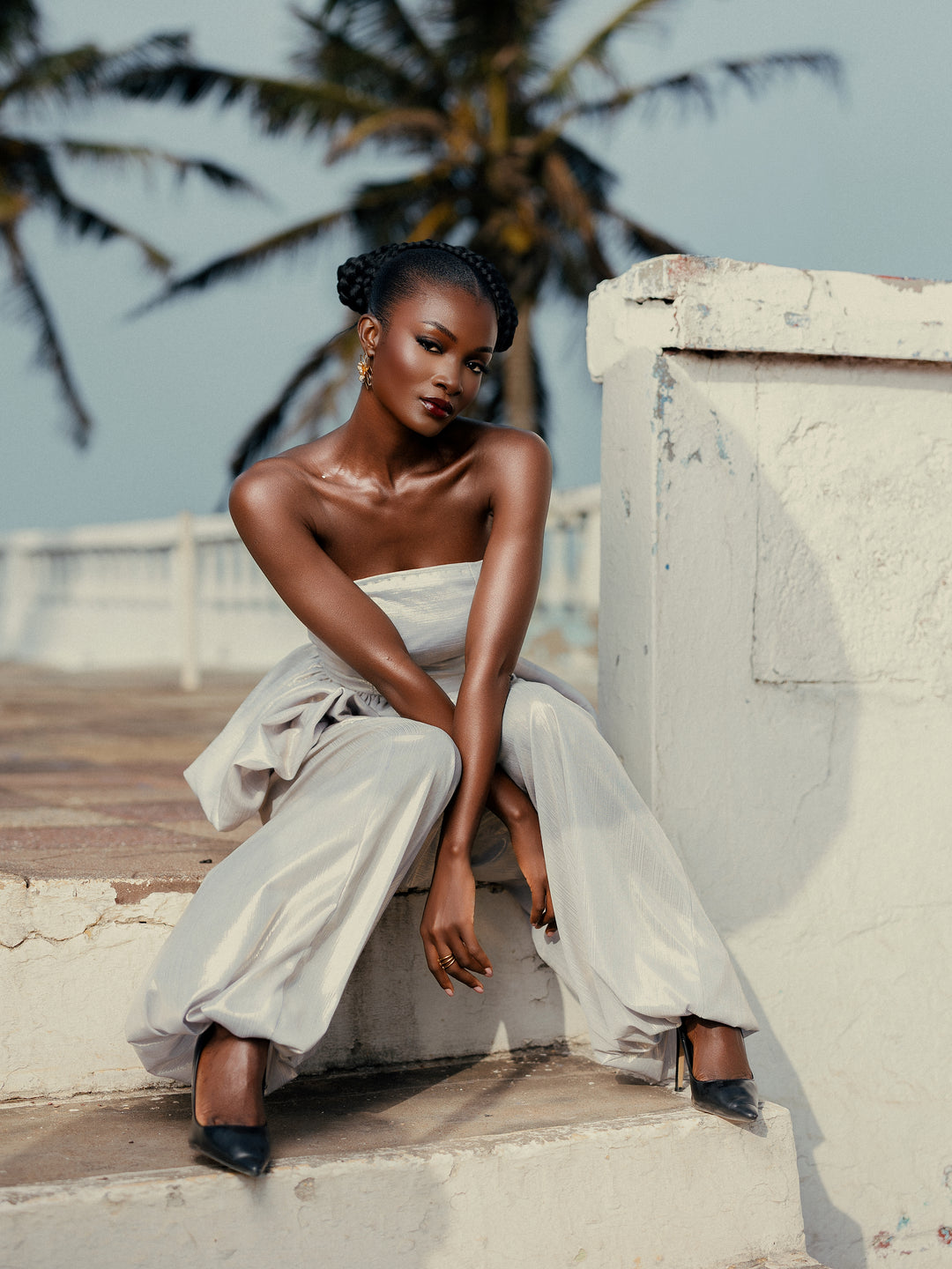 The Shika Peplum Two-Piece Set