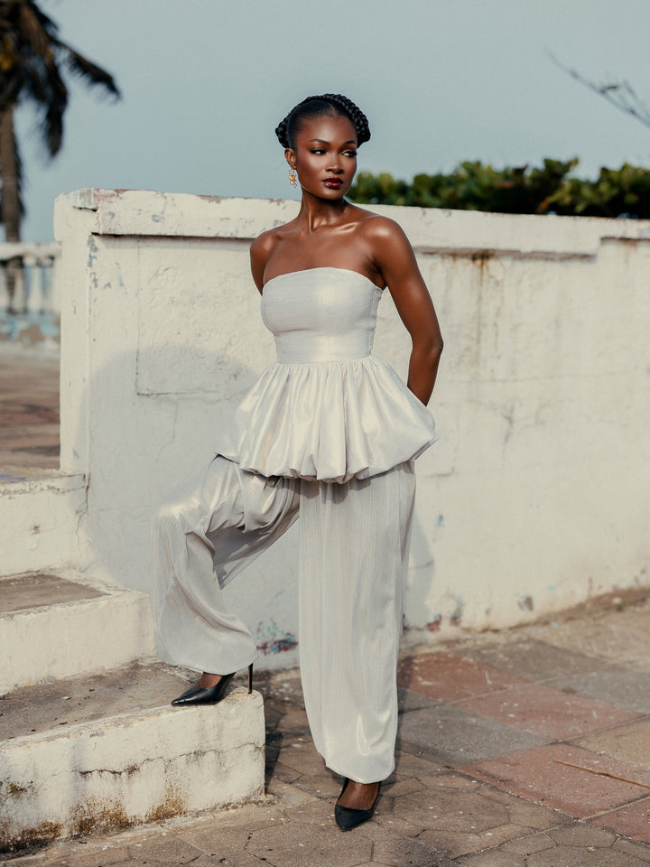 The Shika Peplum Two-Piece Set