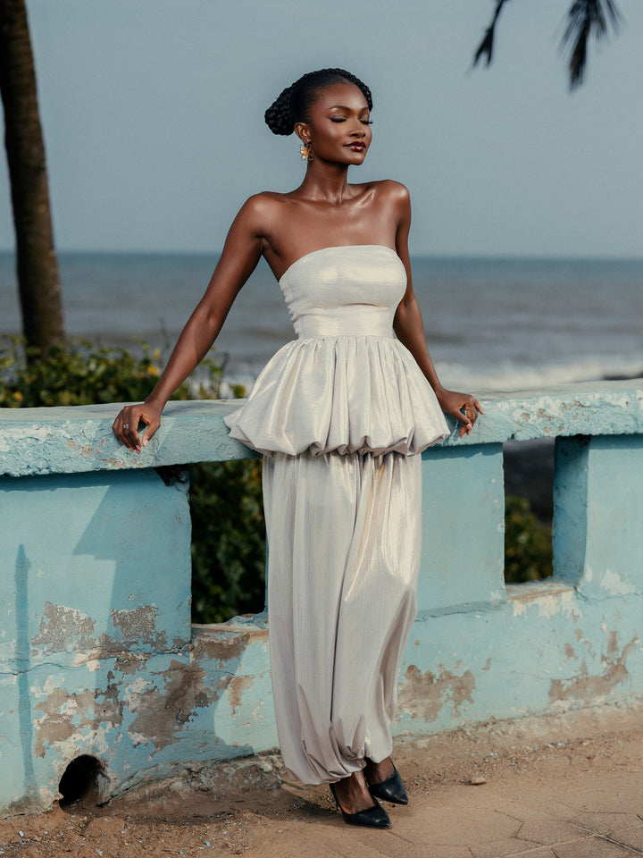 The Shika Peplum Two-Piece Set