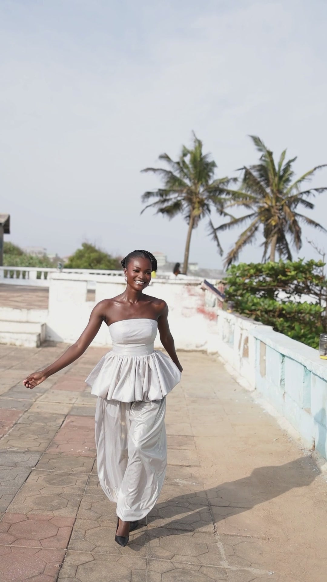 The Shika Peplum Two-Piece Set